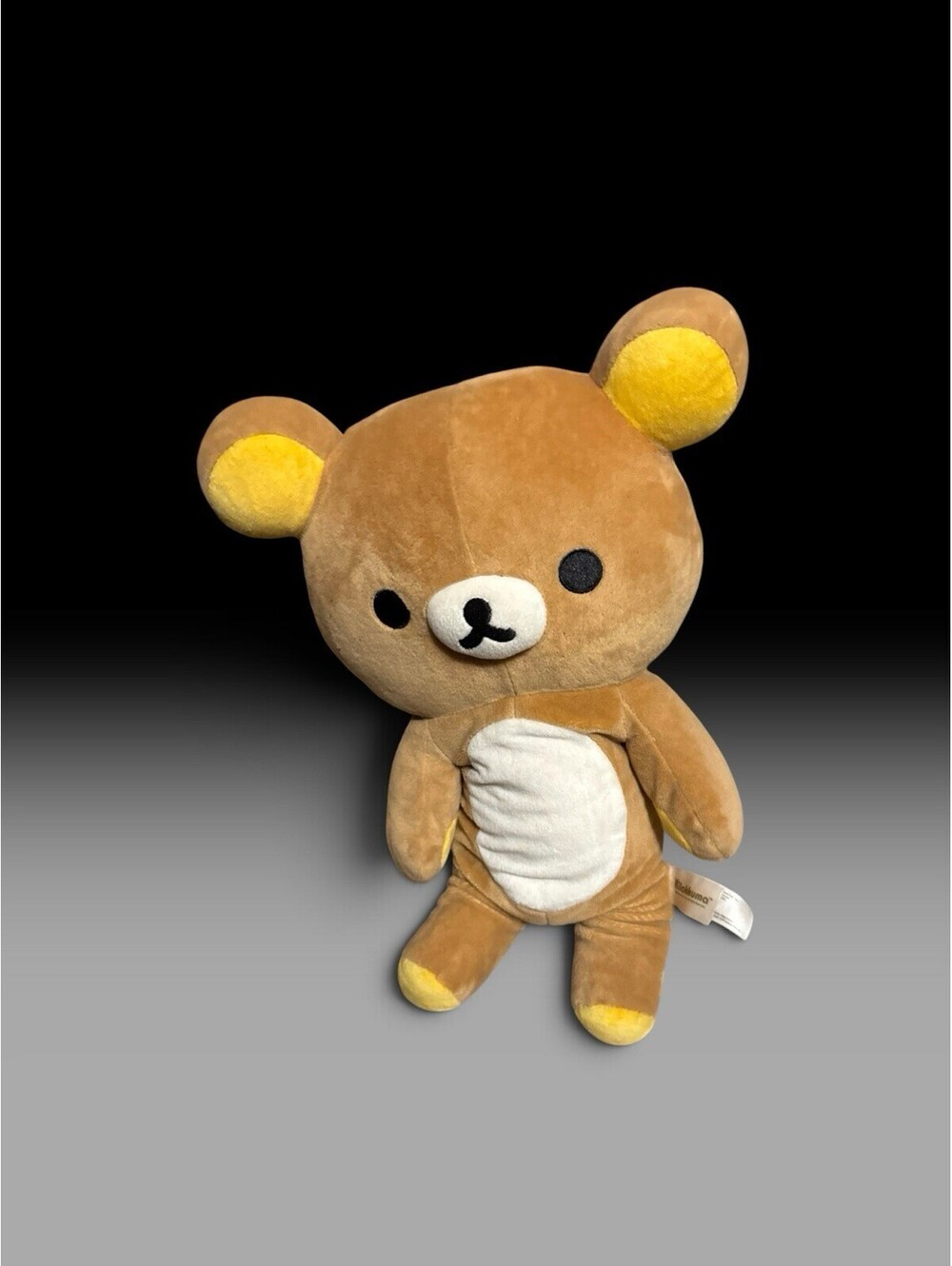San-X Rilakkuma Brown Plush Bear Stuffed Animal with Back Zipper 7 in EUC